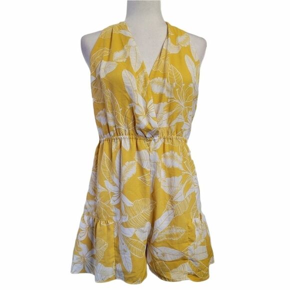 Emory Park yellow flower print romper - Picture 10 of 10